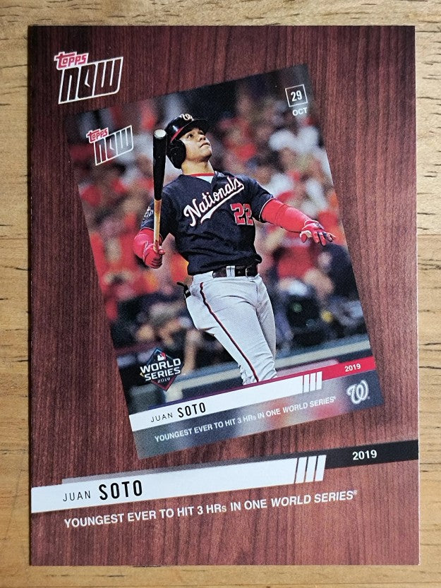 2020 Topps Best of Topps Now #BTN1 Juan Soto