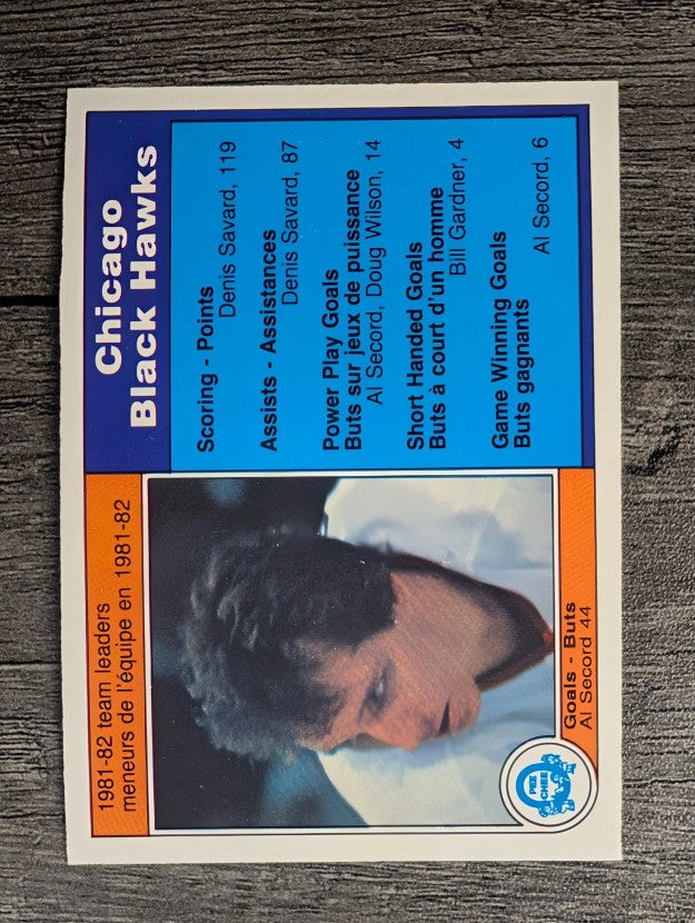 1982-83 O-Pee-Chee #60 Al Secord
