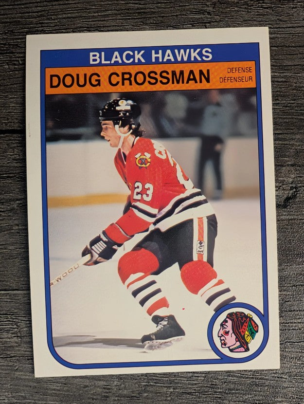 1982-83 O-Pee-Chee #63 Doug Crossman RC