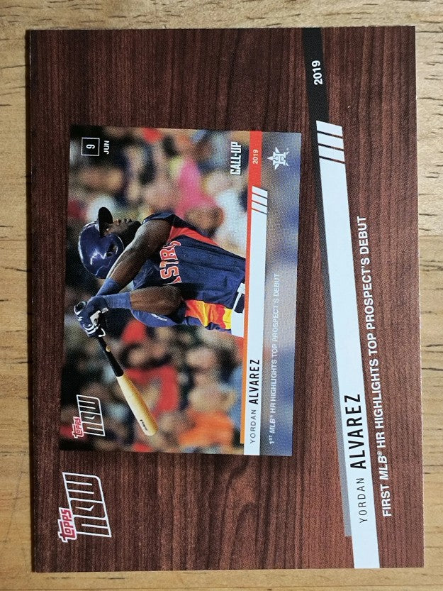 2020 Topps '19 Topps Now Review #TNR4 Yordan Alvarez