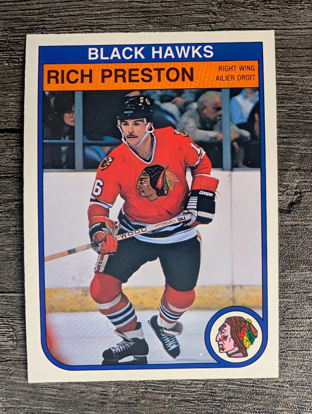 1982-83 O-Pee-Chee #71 Rich Preston
