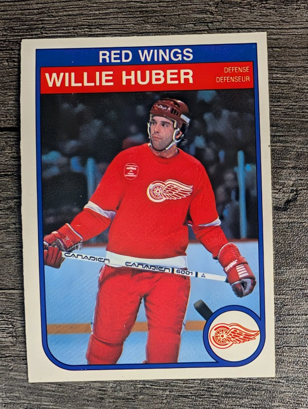 1982-83 O-Pee-Chee #85 Willie Huber