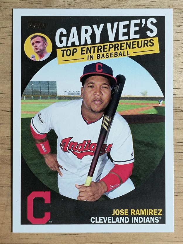 2019 Topps Gary Vee's Top Entrepreneurs in Baseball #GV5 Jose Ramirez