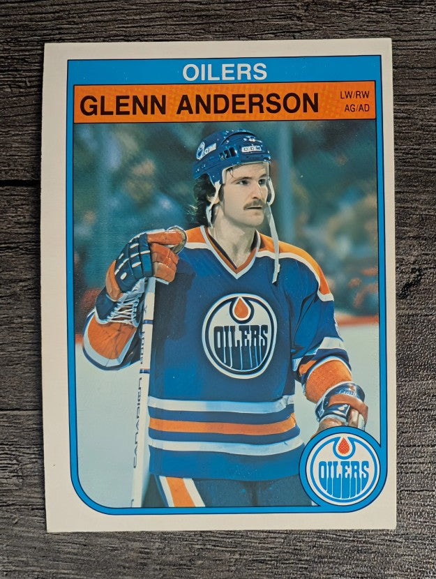 1982-83 O-Pee-Chee #100 Glenn Anderson