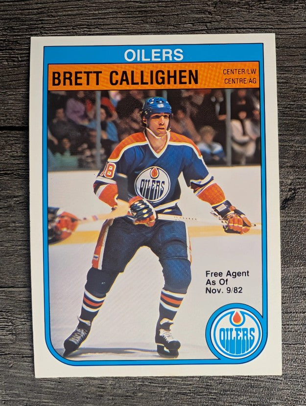 1982-83 O-Pee-Chee #103 Brett Callighen