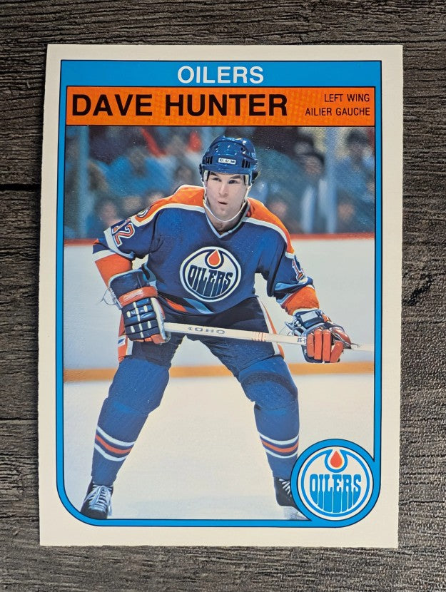 1982-83 O-Pee-Chee #110 Dave Hunter