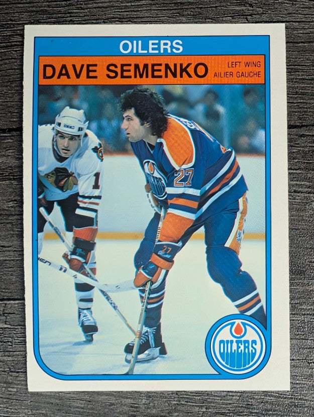 1982-83 O-Pee-Chee #119 Dave Semenko