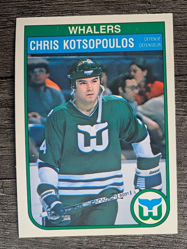 1982-83 O-Pee-Chee #124 Chris Kotsopoulos RC