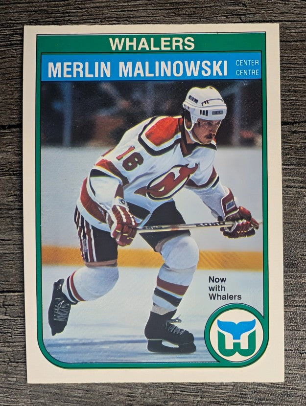 1982-83 O-Pee-Chee #128 Merlin Malinowski