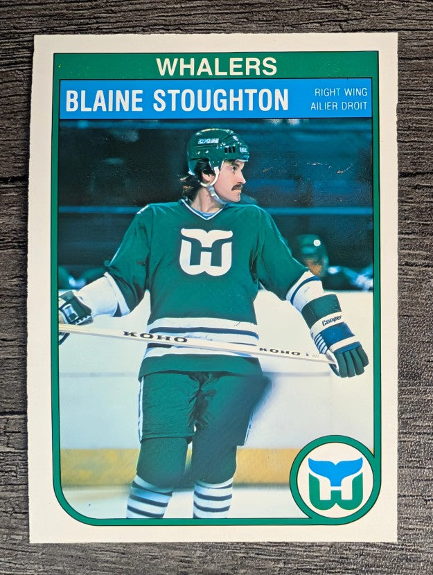1982-83 O-Pee-Chee #130 Blaine Stoughton