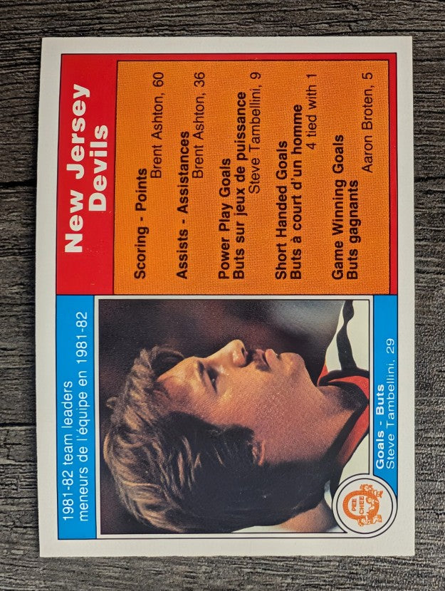 1982-83 O-Pee-Chee #134 Steve Tambellini