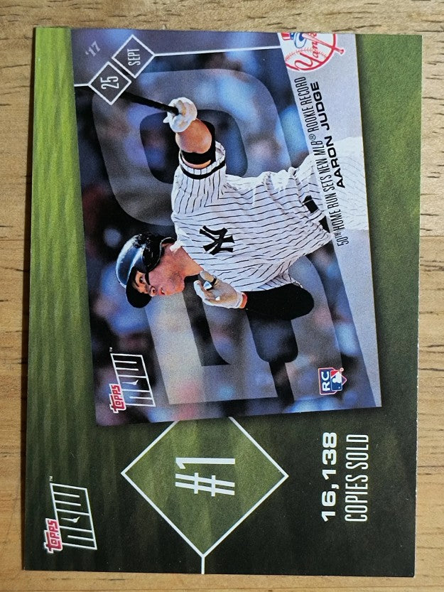 2018 Topps Top 10 Topps Now Inserts #TN1 Aaron Judge
