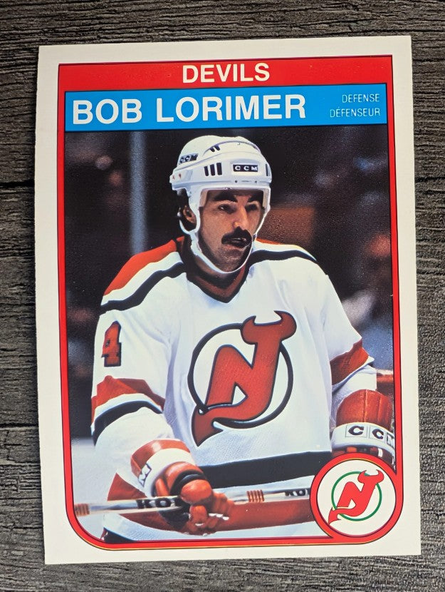 1982-83 O-Pee-Chee #142 Bob Lorimer