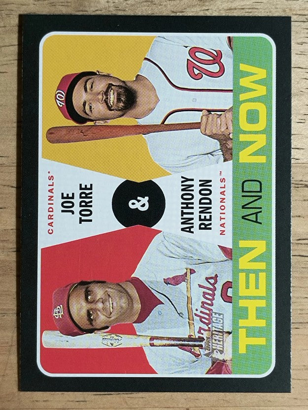 2020 Topps Heritage Then and Now #TN7 Joe Torre/Anthony Rendon