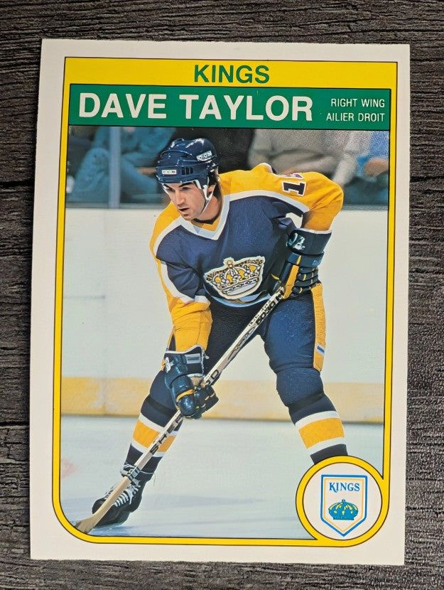 1982-83 O-Pee-Chee #161 Dave Taylor