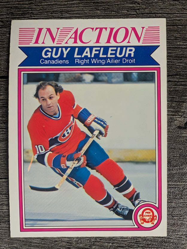 1982-83 O-Pee-Chee #187 Guy Lafleur IA