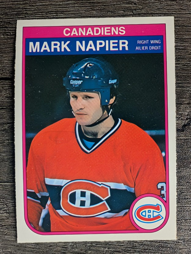 1982-83 O-Pee-Chee #189 Mark Napier