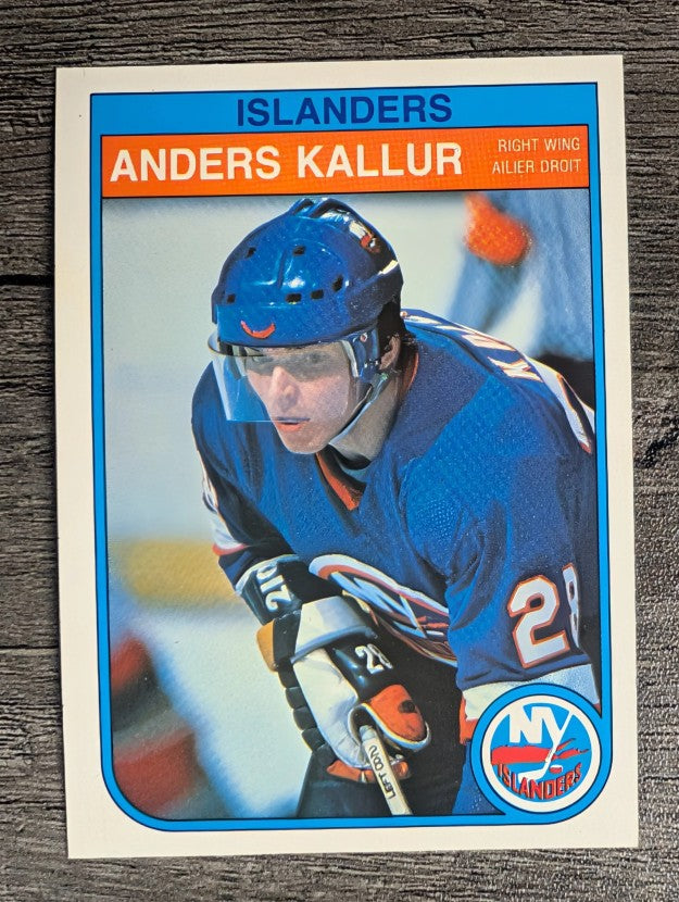 1982-83 O-Pee-Chee #203 Anders Kallur