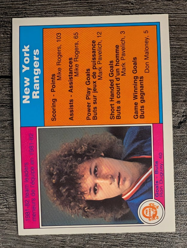 1982-83 O-Pee-Chee #217 Ron Duguay