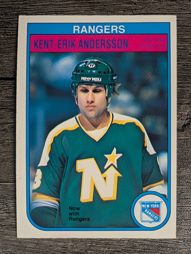1982-83 O-Pee-Chee #218 Kent-Erik Andersson