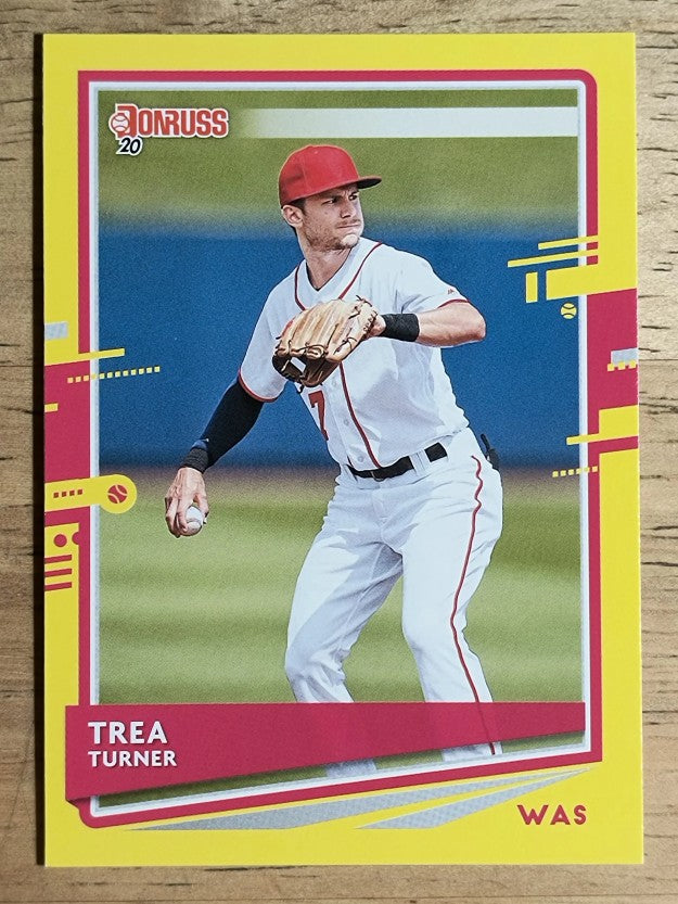 2020 Donruss Yellow #108 Trea Turner