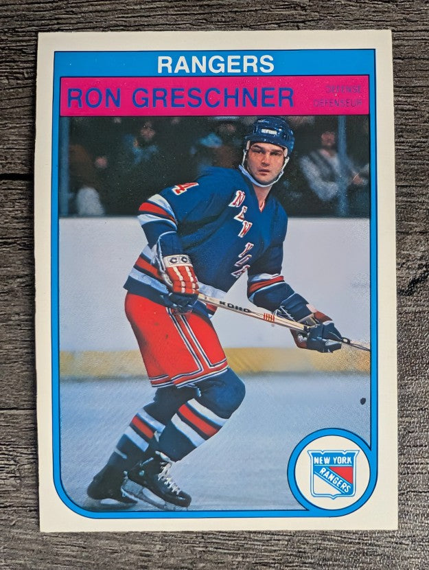 1982-83 O-Pee-Chee #224 Ron Greschner