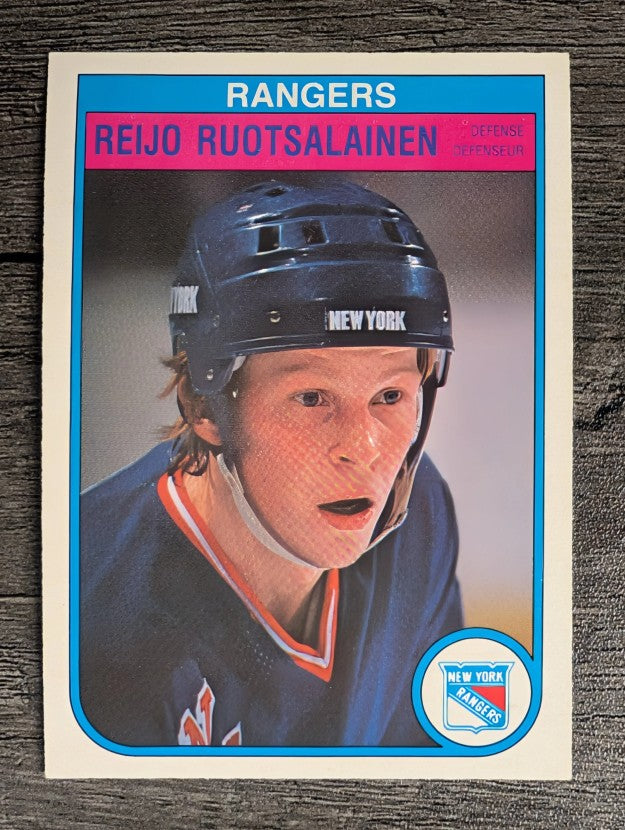 1982-83 O-Pee-Chee #233 Reijo Ruotsalainen RC