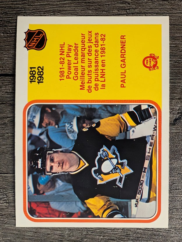 1982-83 O-Pee-Chee #236 Paul Gardner LL