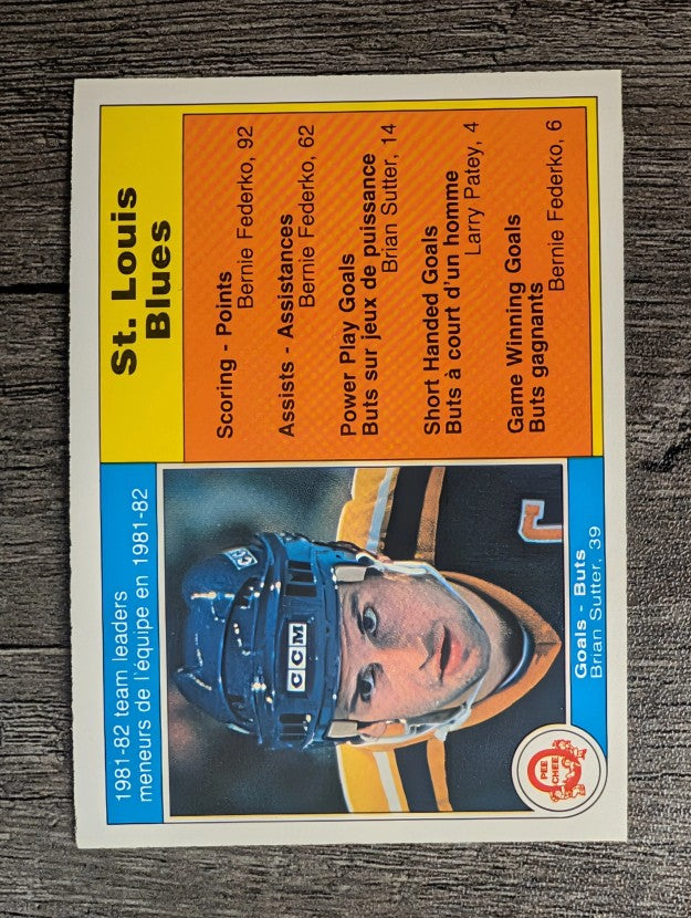 1982-83 O-Pee-Chee #298 Brian Sutter