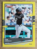 2020 Donruss Yellow #139 Tim Anderson