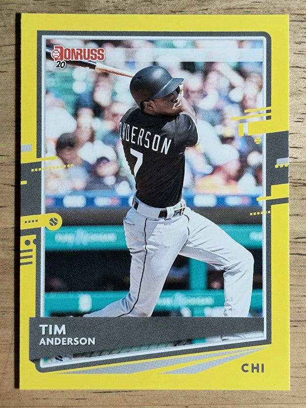 2020 Donruss Yellow #139 Tim Anderson