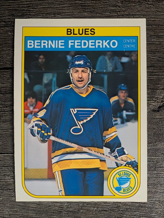 1982-83 O-Pee-Chee #302 Bernie Federko