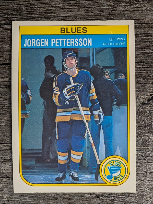 1982-83 O-Pee-Chee #309 Jorgen Pettersson