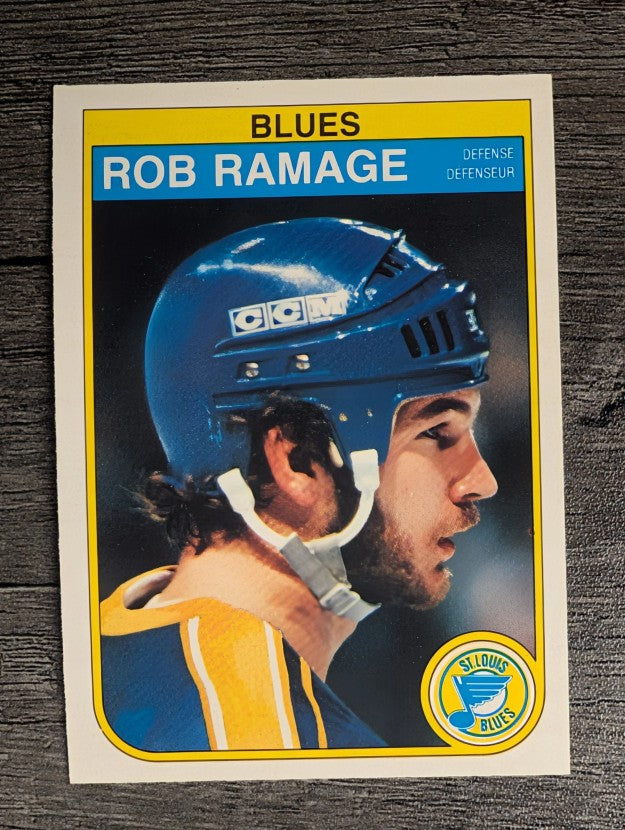 1982-83 O-Pee-Chee #310 Rob Ramage