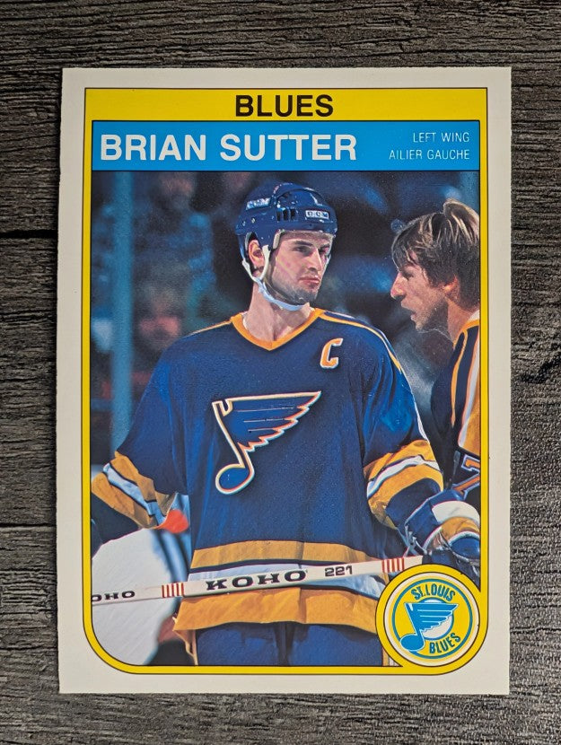 1982-83 O-Pee-Chee #311 Brian Sutter