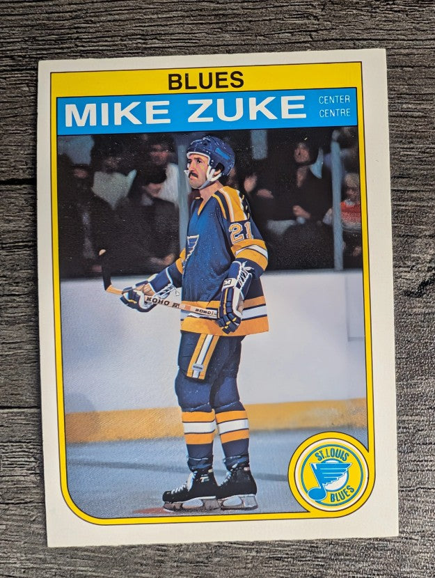 1982-83 O-Pee-Chee #313 Mike Zuke