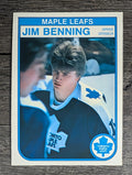 1982-83 O-Pee-Chee #317 Jim Benning RC