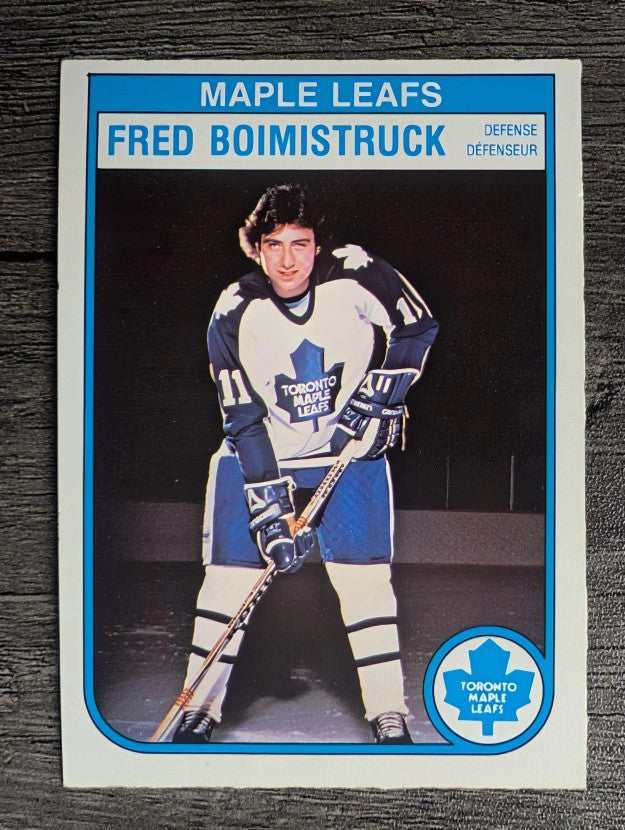1982-83 O-Pee-Chee #318 Fred Boimistruck RC