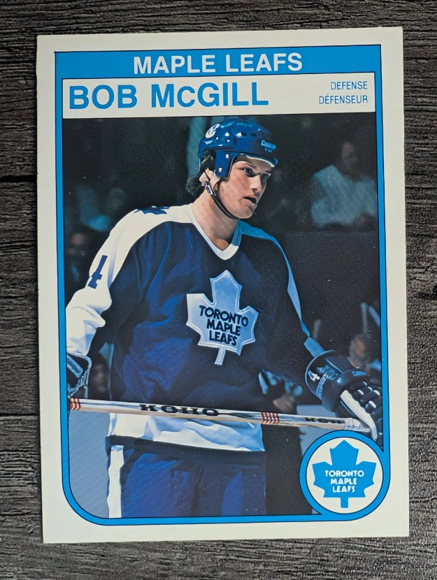 1982-83 O-Pee-Chee #327 Bob McGill RC