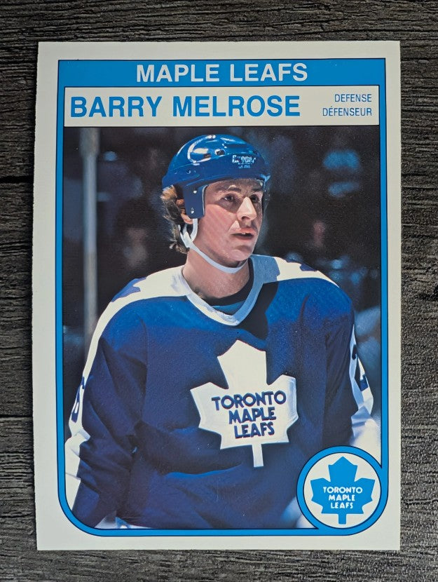 1982-83 O-Pee-Chee #328 Barry Melrose