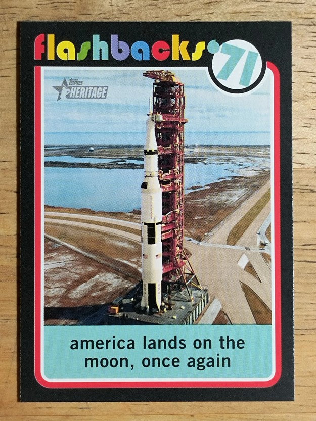 2020 Topps Heritage News Flashbacks #NF7 Apollo 14 launches