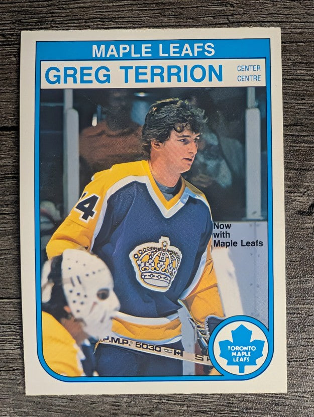 1982-83 O-Pee-Chee #333 Greg Terrion