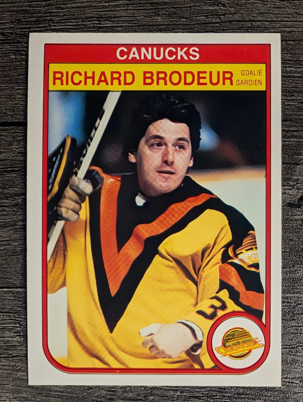 1982-83 O-Pee-Chee #339 Richard Brodeur