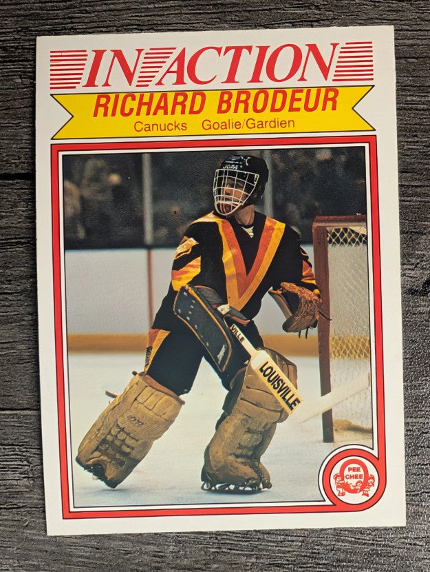 1982-83 O-Pee-Chee #340 Richard Brodeur IA