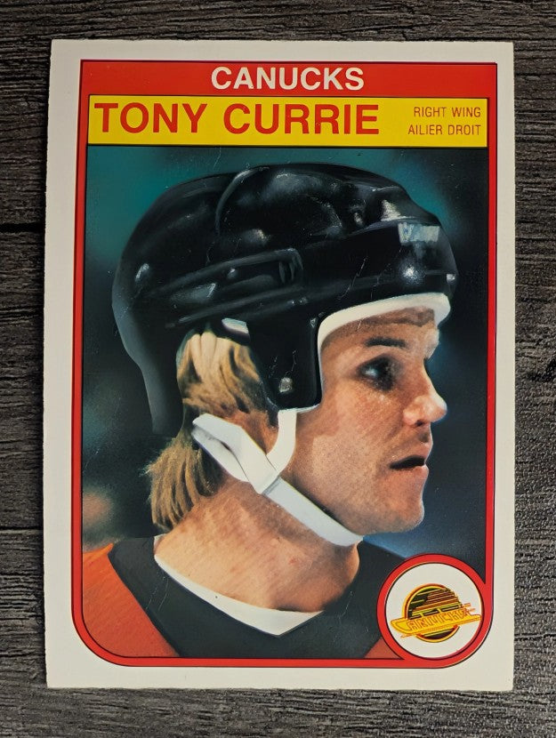 1982-83 O-Pee-Chee #341 Tony Currie