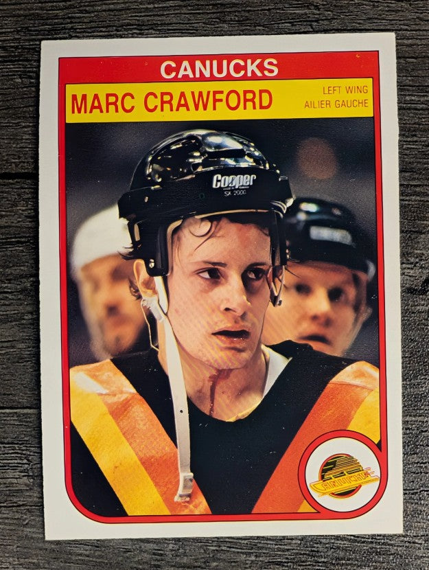1982-83 O-Pee-Chee #342 Marc Crawford RC