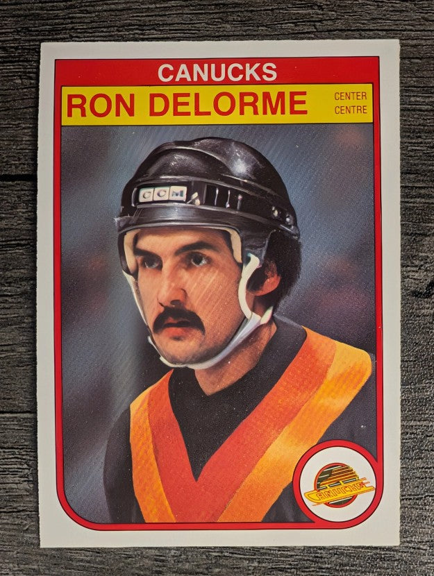 1982-83 O-Pee-Chee #347 Ron Delorme