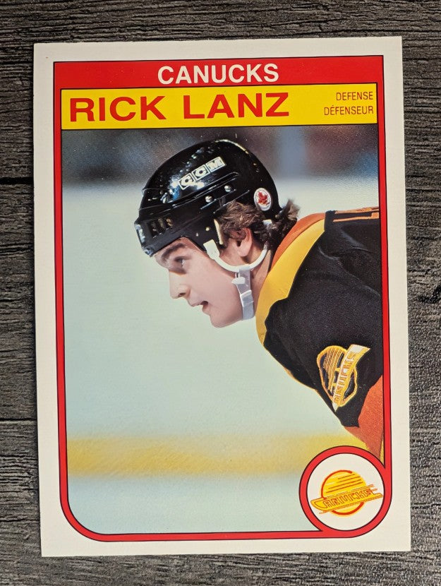 1982-83 O-Pee-Chee #348 Rick Lanz