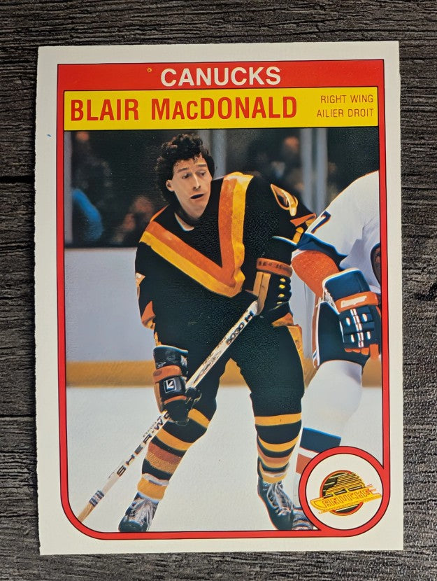 1982-83 O-Pee-Chee #350 Blair MacDonald
