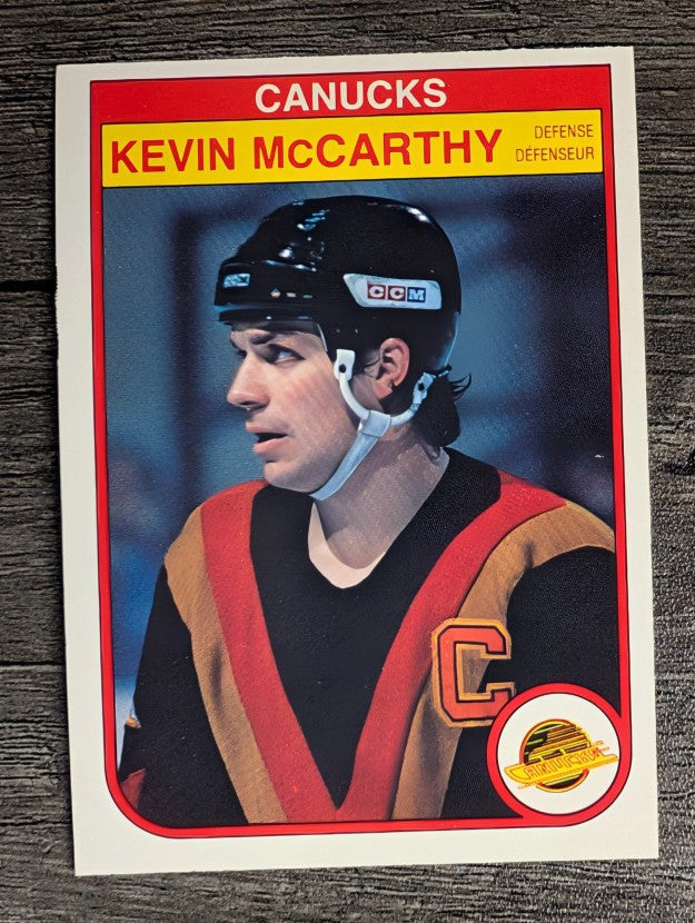 1982-83 O-Pee-Chee #351 Kevin McCarthy